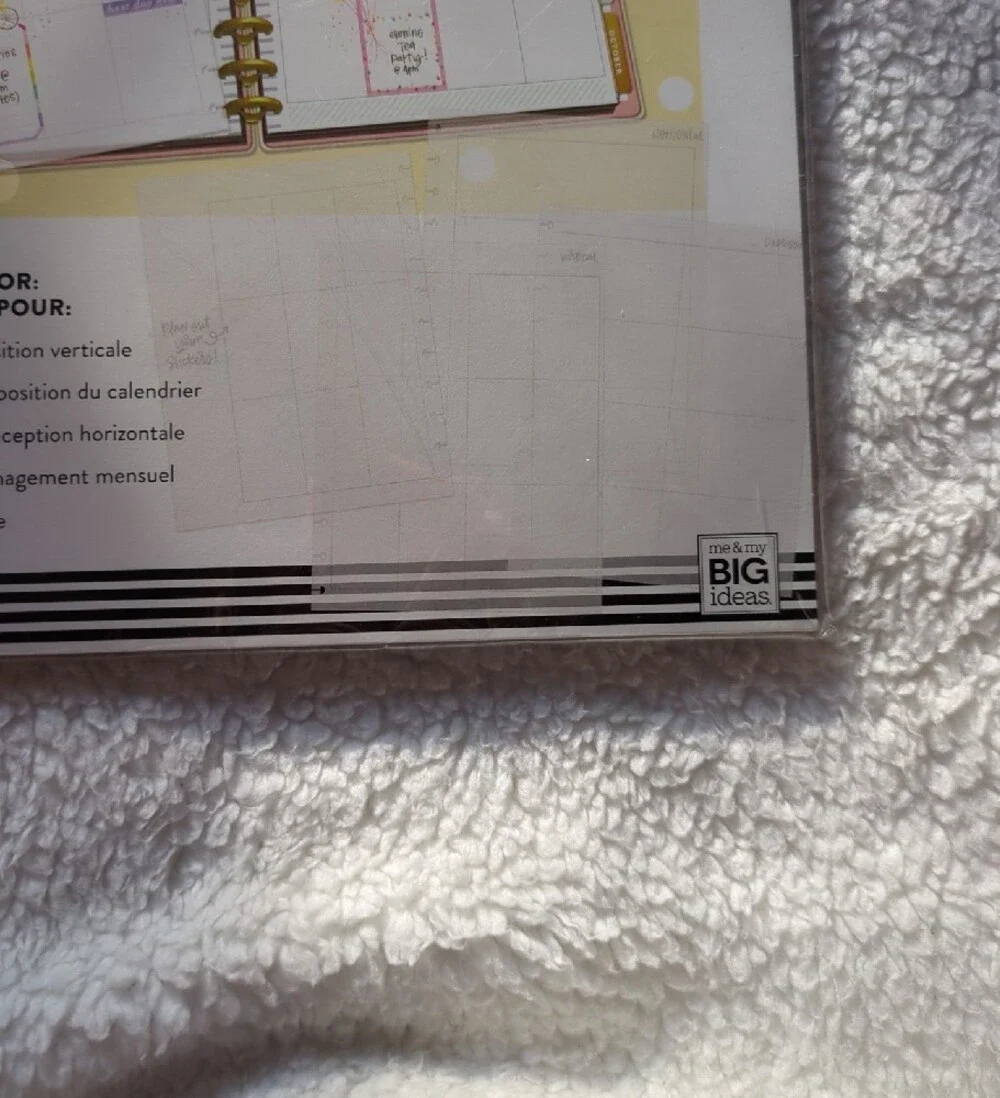 The Happy Planner Sticker Planning Guides - Clear Sheets To Create Your Planner